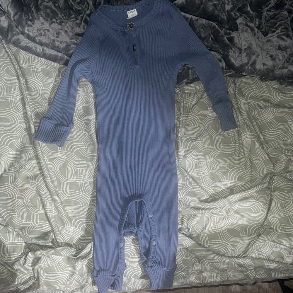SHEIN Blue Bodysuit One Piece